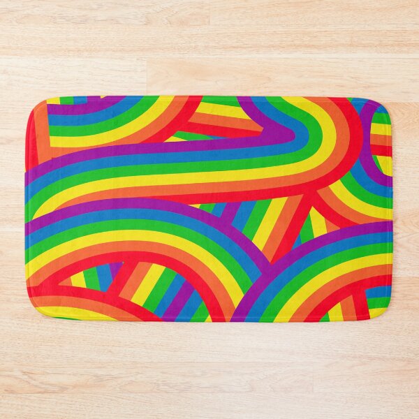 Item preview, Colorful Rainbow Stripes Pattern designed and sold by itsjensworld.