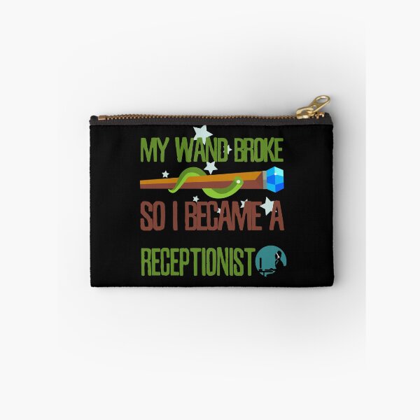 Item preview, My wand broke so I became a receptionist designed and sold by Kam-designs.