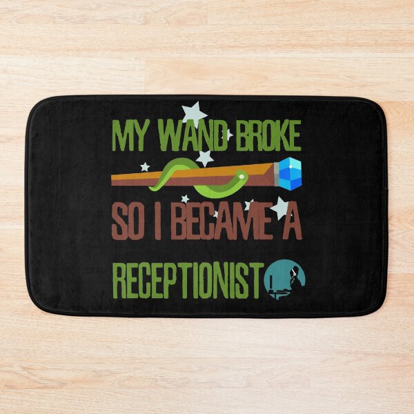 Item preview, My wand broke so I became a receptionist designed and sold by Kam-designs.