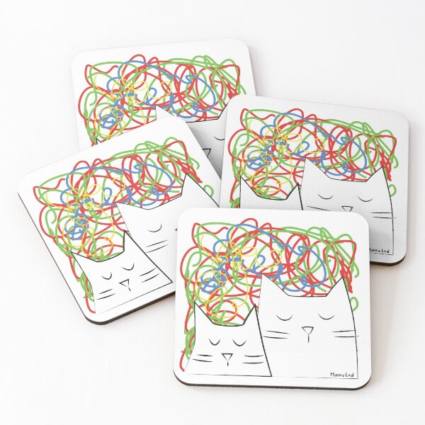 Item preview, Well behaved cats designed and sold by Marina Leal.
