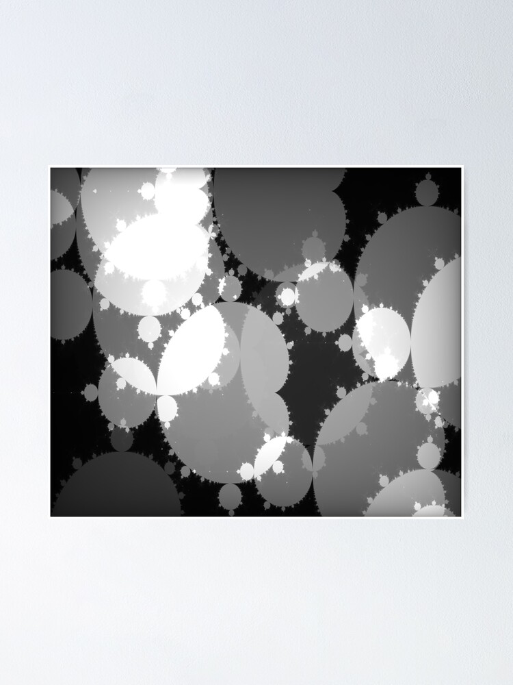 Alternate view of Monochrome Julia Poster