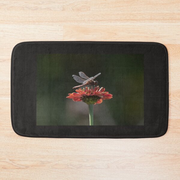 Item preview, Red Flower with a Dragonfly  designed and sold by Mike Ashley.