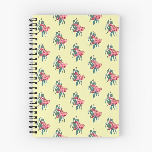 Item preview, Tiled Eucalyptus  (Corymbia ficifolia) on lemon designed and sold by ChrissyWild.