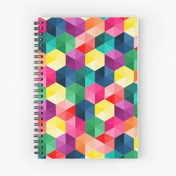 Item preview, Colorful Hexagon designed and sold by space-kitten.