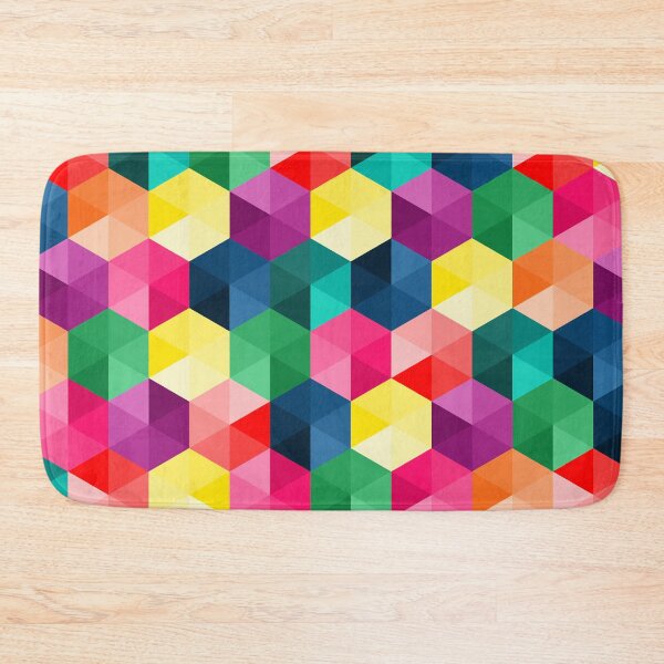 Item preview, Colorful Hexagon designed and sold by space-kitten.