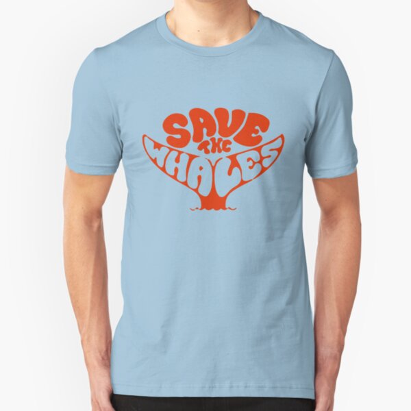 Save the Whales Slim Fit T-Shirt