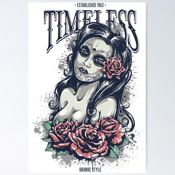 Item preview, Timeless Vintage Grunge Girl designed and sold by Starquake.