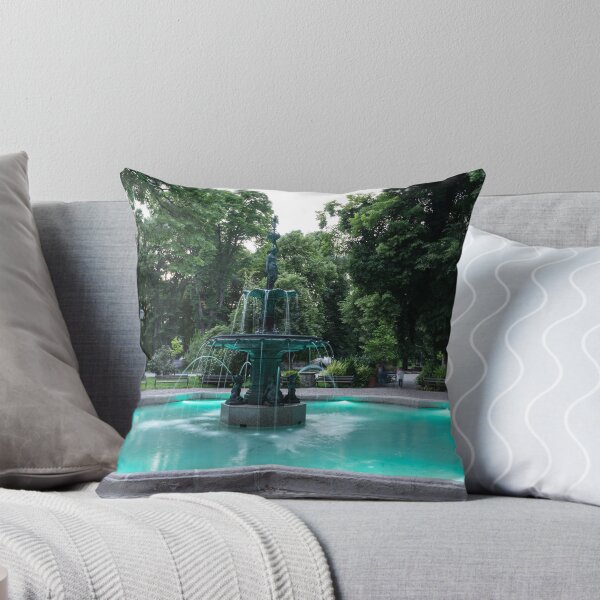Item preview, Elegant Bronze Fountain Illuminated in Paolo Veronese Green designed and sold by Georgia Mizuleva.