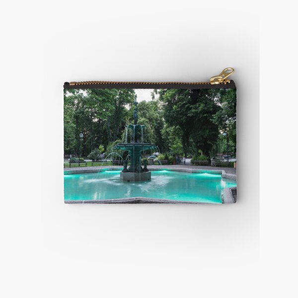Item preview, Elegant Bronze Fountain Illuminated in Paolo Veronese Green designed and sold by Georgia Mizuleva.