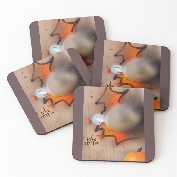Item preview, Coffee on an Autumn Leaf designed and sold by missmermaid1990.