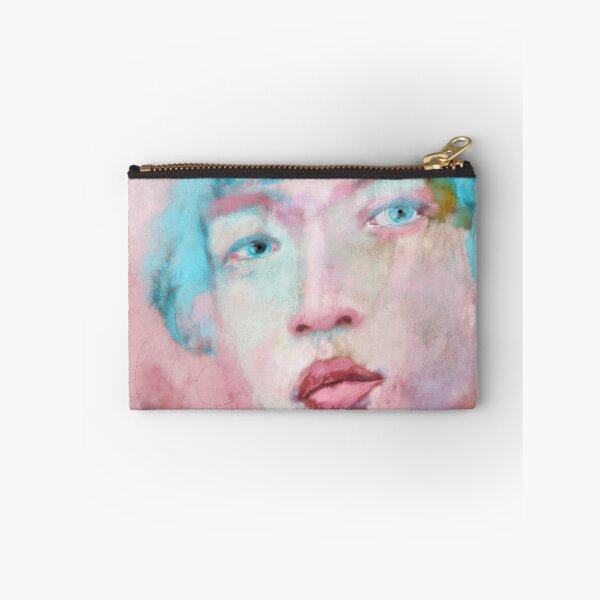 Item preview, Contemporary Arts. Women portrait, asian, with blue hair. lovesickness designed and sold by Anna Dianda.