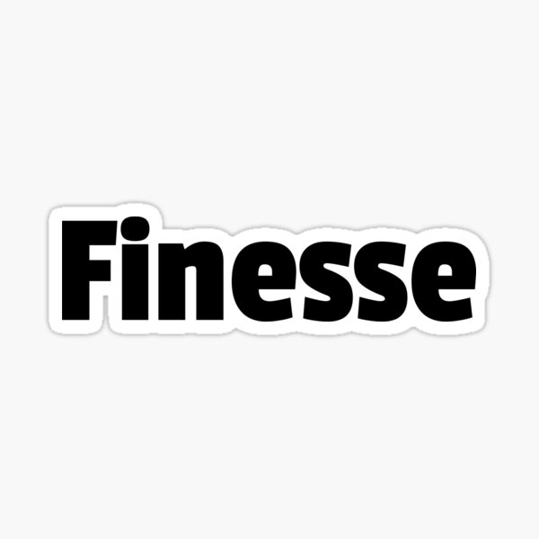 Finesse Music Stickers Redbubble - bartier cardi codes for roblox