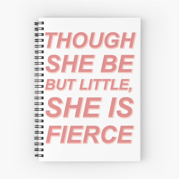 Item preview, Though She Be But Little She Is Fierce Red designed and sold by crayonwords.