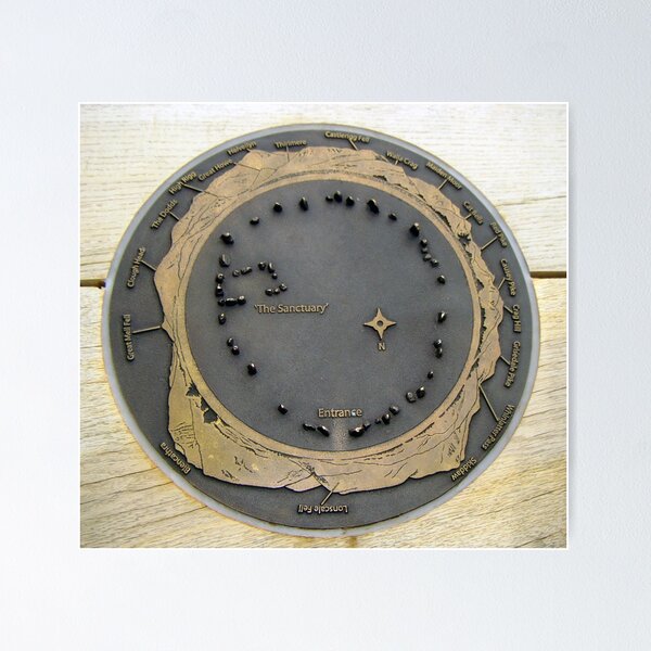 Item preview, map of castlerigg stone circle designed and sold by amylw1.