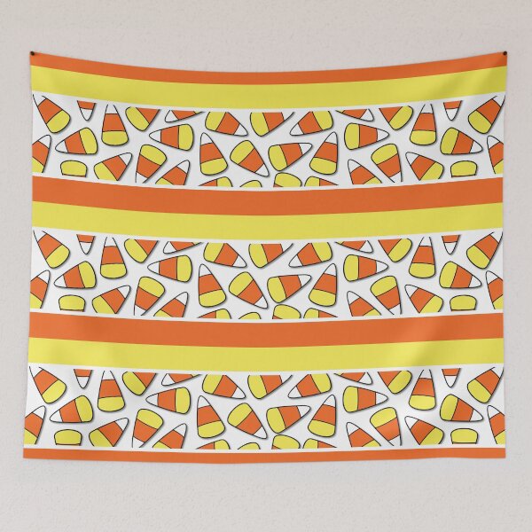 Item preview, Simple, Vibrant Candy Corn White Striped Pattern designed and sold by infinitygrafix.