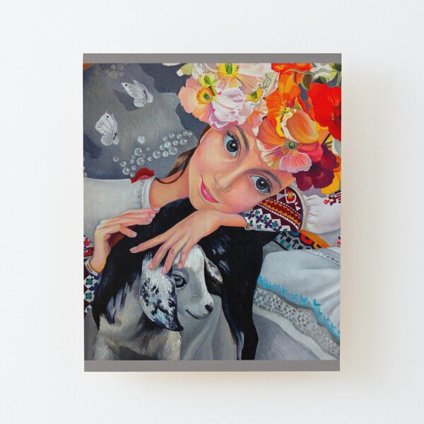 Ukrainian Beauty Wood Mounted Print