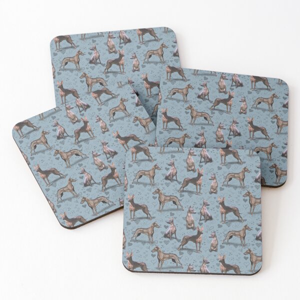 Item preview, The Mexican Hairless Xoloitzcuintli Dog Xolo designed and sold by Elspeth Rose Design.