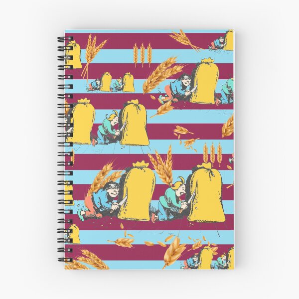 Item preview, Max and Moritz cut open Müller's grain sacks, colorful illustration designed and sold by Mauswohn.