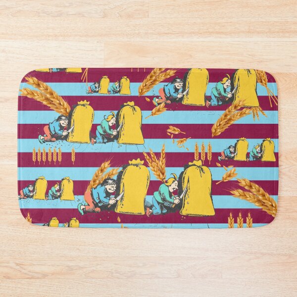 Item preview, Max and Moritz cut open Müller's grain sacks, colorful illustration designed and sold by Mauswohn.