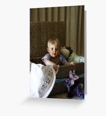 Blue eyes Greeting Card
