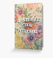Pride & Prejudice Quote Greeting Card