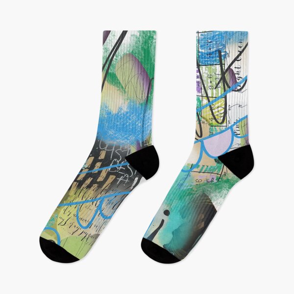 Item preview, Turquoise, blue, green and purple digital abstract design designed and sold by Lanie K Art.
