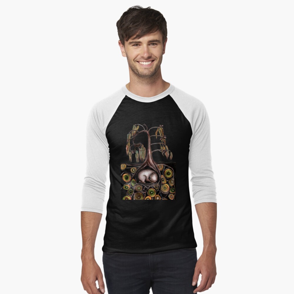 Item preview, Baseball ¾ Sleeve T-Shirt designed and sold by dishmoptop.
