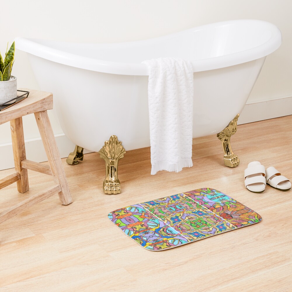 Item preview, Bath Mat designed and sold by BuzzEdition.