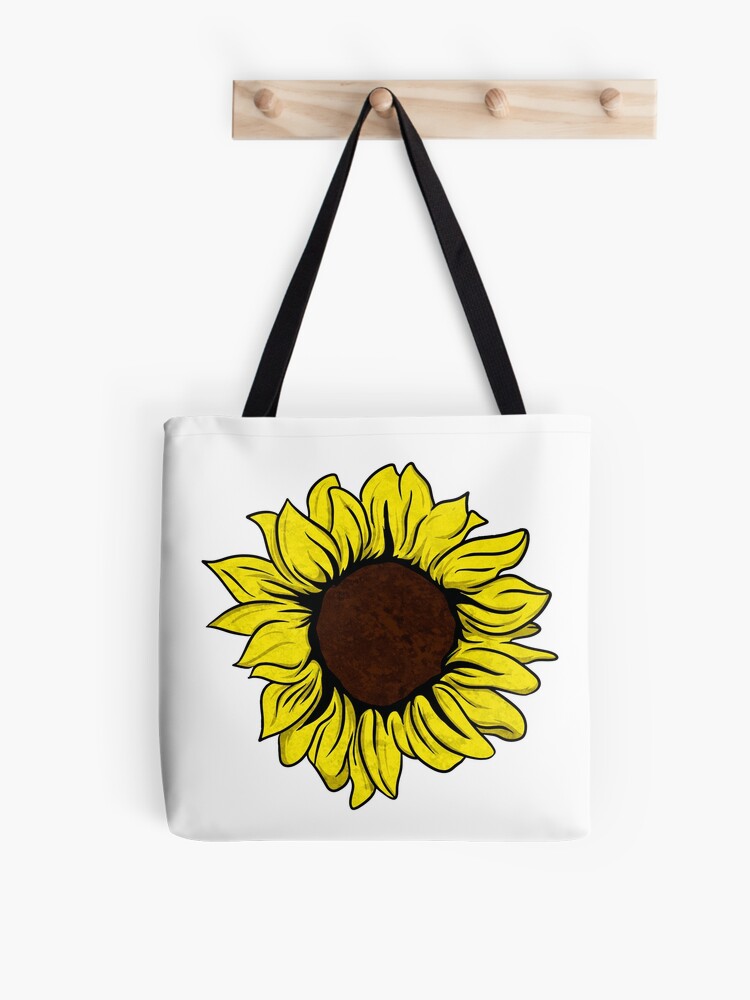 Bolsa de tela «GIRASOL AMARILLO LINDO COLORIDO GIRASOLES FLORES FLORES» de  MyHandmadeSigns | Redbubble