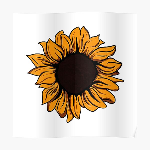 Sunflowers Tumblr Posters Redbubble - sunflower crop top roblox