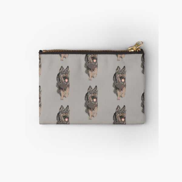 Item preview,  Tiled German Shepherd on grey designed and sold by ChrissyWild.