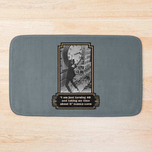 Item preview, Harold Lloyd Quotes: “I Am Just Turning 40 And Taking My Time About It” designed and sold by TIGERDAVER.