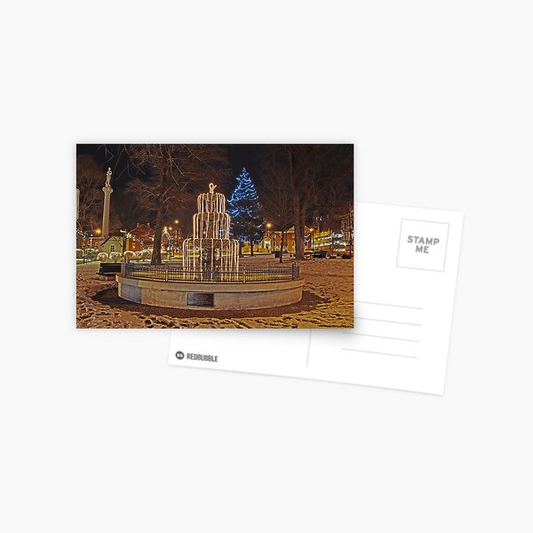 Item preview, Fountain at Christmas designed and sold by MClementReilly.