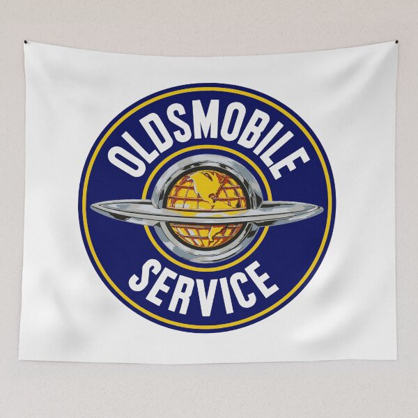 Item preview, Oldsmobile Service vintage sign reproduction designed and sold by htrdesigns.