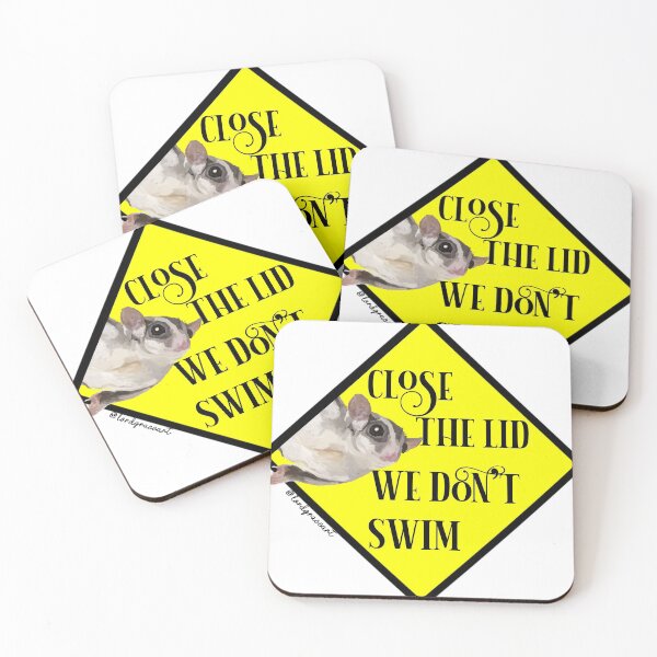 Item preview, Close the Lid We Don’t Swim designed and sold by LordGraceArt.