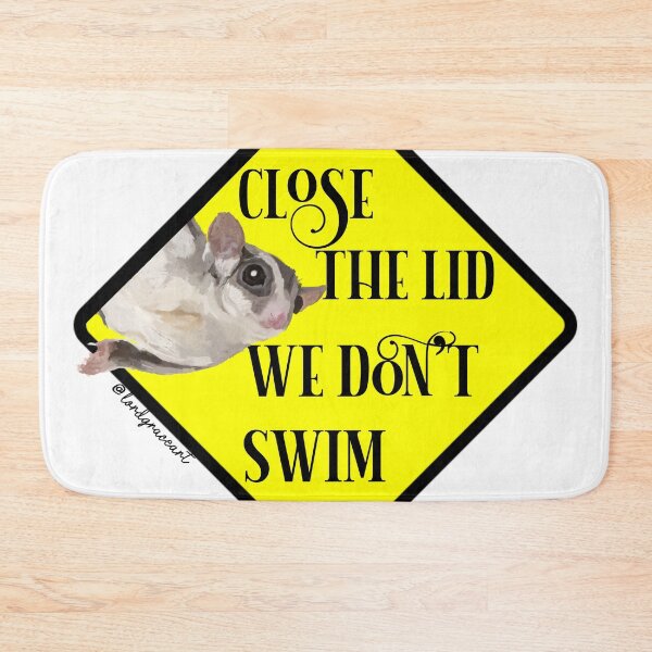 Item preview, Close the Lid We Don’t Swim designed and sold by LordGraceArt.