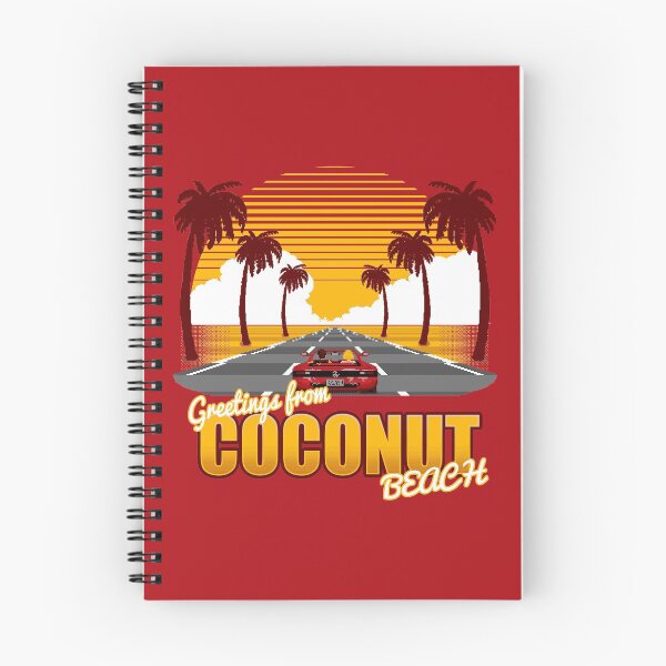 Item preview, Greetings from Coconut Beach designed and sold by Retro-Freak.