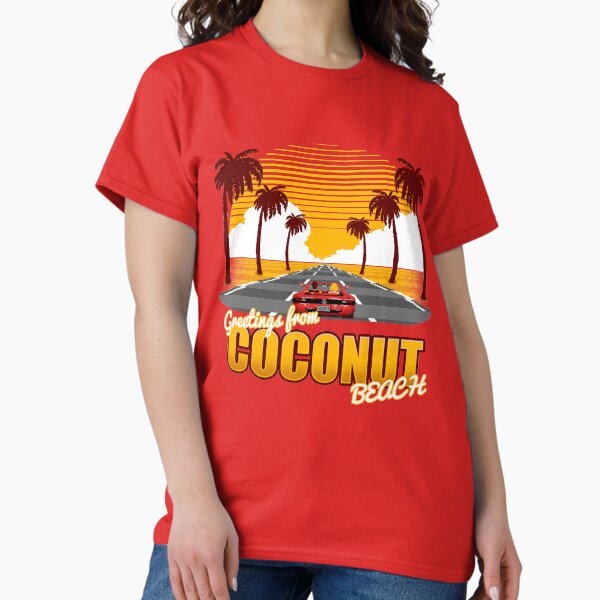 Item preview, Greetings from Coconut Beach designed and sold by Retro-Freak.