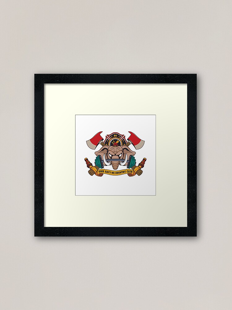 Alternate view of CAL FIRE Cameron Park Framed Art Print