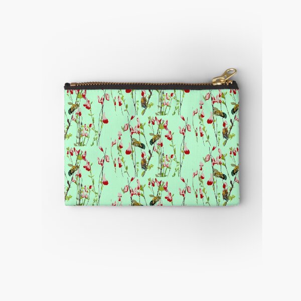Item preview, Tiled Blue Banded Bee (Amegilla cingulata) on mint designed and sold by ChrissyWild.