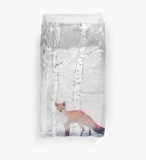 WINTER FOX by Monika Strigel Duvet Cover