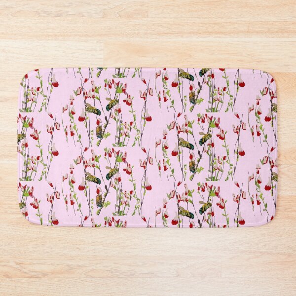 Item preview, Tiled Blue Banded Bee (Amegilla cingulata) on pink designed and sold by ChrissyWild.