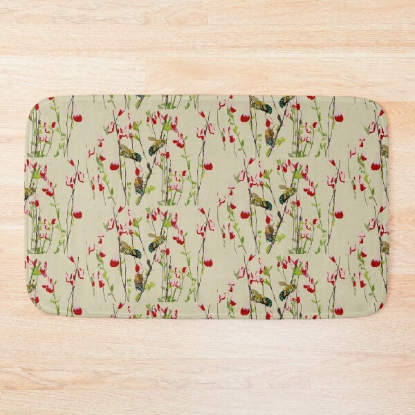 Item preview, Tiled Blue Banded Bee (Amegilla cingulata) on beige designed and sold by ChrissyWild.