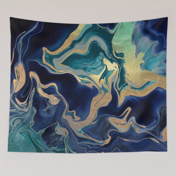 Item preview, DRAMAQUEEN GOLD INDIGO by Monika Strigel® designed and sold by SunlightStudios.
