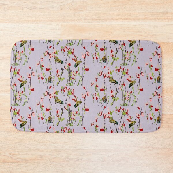 Item preview, Tiled Blue Banded Bee (Amegilla cingulata) on lilac designed and sold by ChrissyWild.