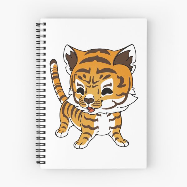 Item preview, Cute Happy Tiger Chibi designed and sold by RNGmerch.