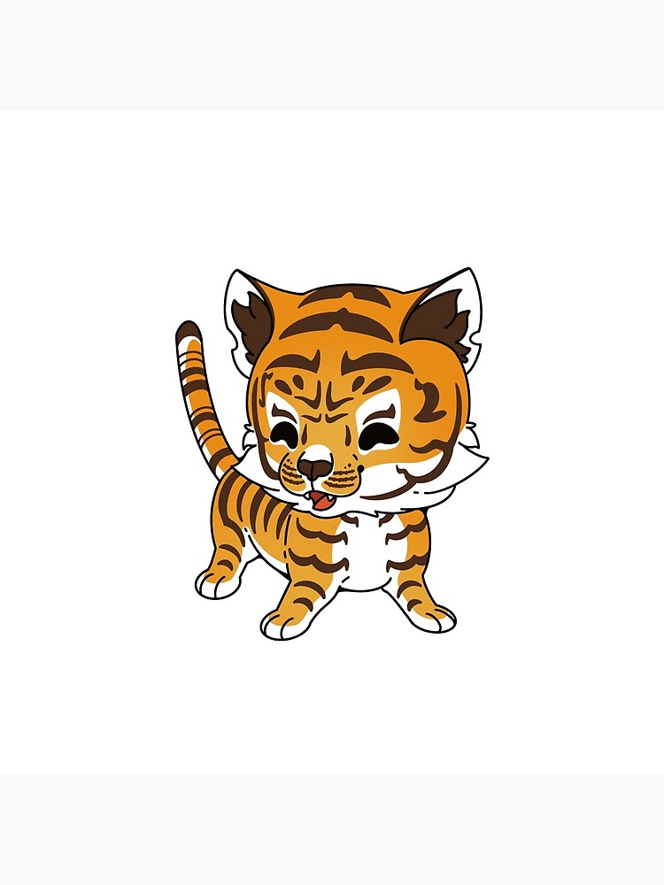 Cute Happy Tiger Chibi\