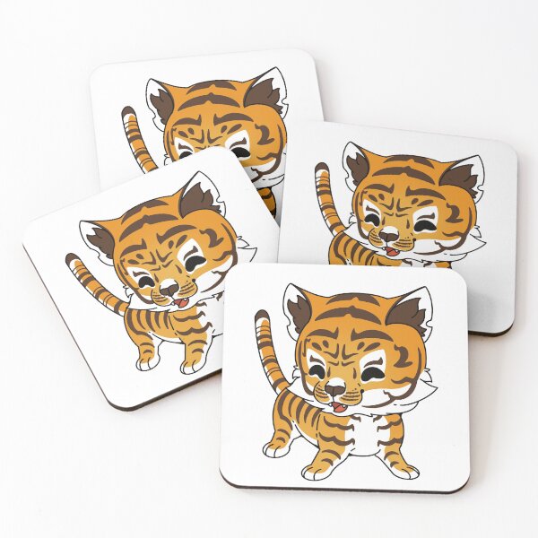 Item preview, Cute Happy Tiger Chibi designed and sold by RNGmerch.