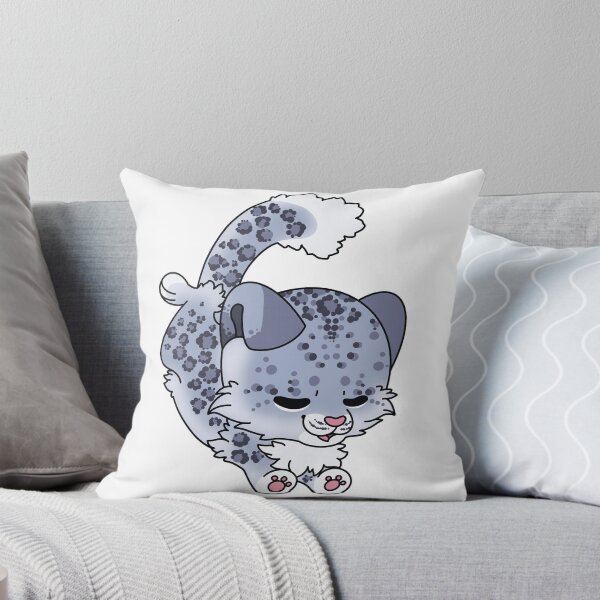 Item preview, Cute Happy Snow Leopard Chibi designed and sold by RNGmerch.