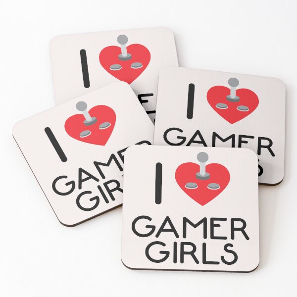 Item preview, I LOVE GAMER GIRLS designed and sold by Dwarf-Monkey.